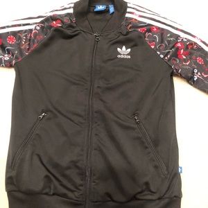 floral adidas jacket
